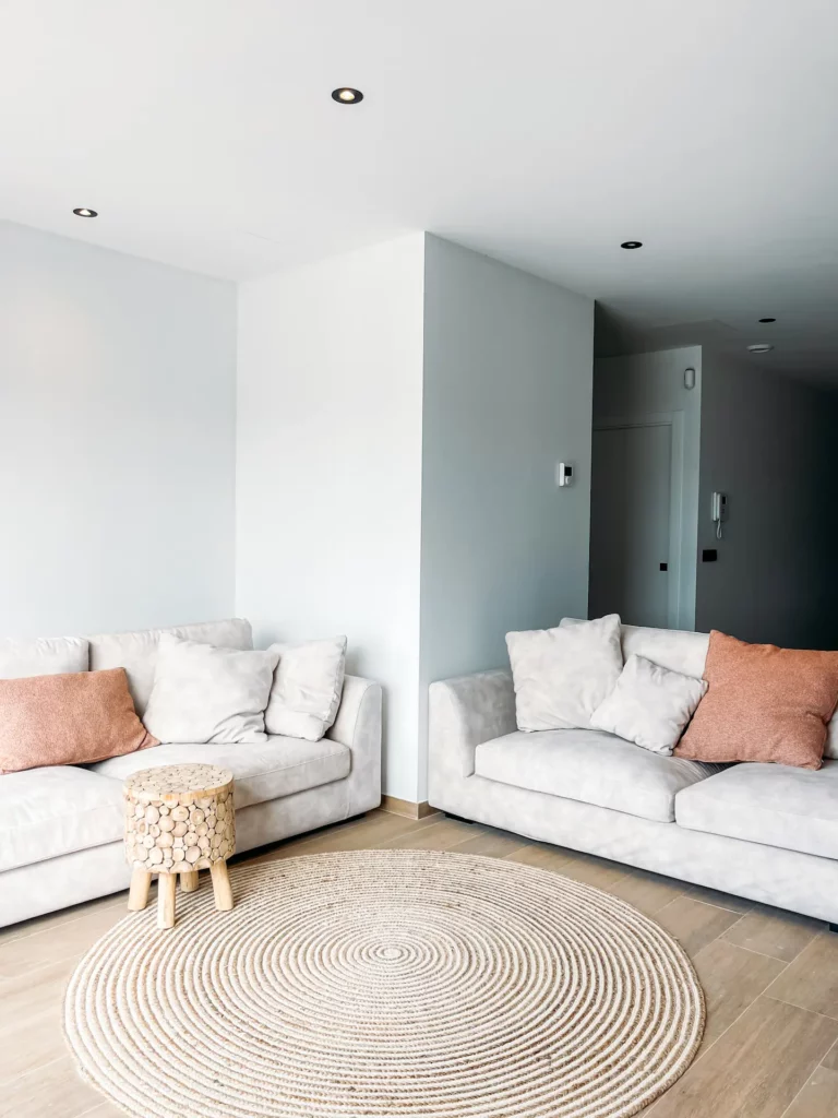 Sofas in living room